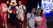 Durante passeio pela Disney, Andressa Ferreira exibe barrigão ao lado de Thammy Miranda - Foto: Reprodução/Instagram