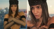 Anitta postou foto sem maquiagem e cobrindo os seios com os braços - Foto: Reprodução/ Instagram