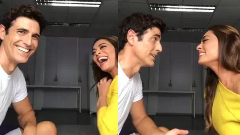 Reynaldo Gianecchini e Juliana Paes se despedem de A Dona do Pedaço cantando; veja vídeo - Foto: Reprodução/Instagram