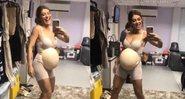 Juliana Paes “incorpora” Seu Boneco nos bastidores de A Dona do Pedaço - Foto: Reprodução/Instagram