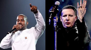 Presentes no mesmo festival, Marilyn Manson queima Bíblia enquanto Kanye West louva a Deus - Foto: Reprodução