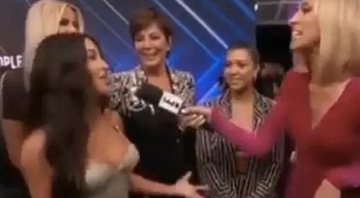 Kim Kardashian interrompe entrevista de irmã e gera climão ao vivo - Foto: Reprodução/Instagram