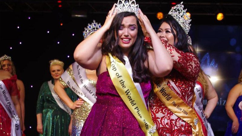 A carioca Nina Sousa foi eleita a Miss Plus Size mais bonita do mundo em concurso - Foto: Reprodução/ Instagram