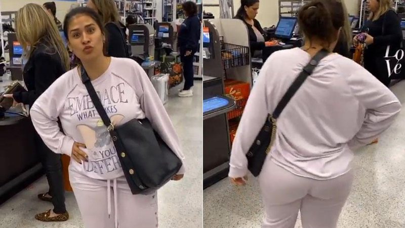 Simone saiu de pijama para fazer compras e tirou sarro de si mesma na web - Foto: Reprodução/ Instagram