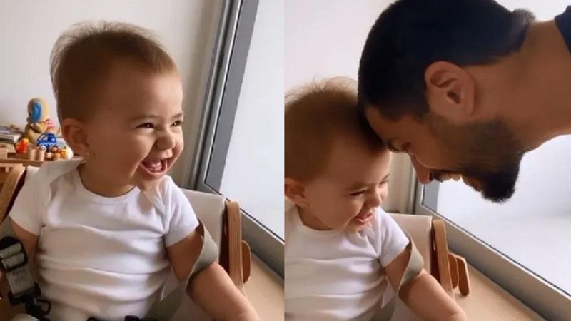 Em vídeo, Sabrina Sato mostra palavra que Zoe aprendeu a falar com o pai - Foto: Reprodução/Instagram