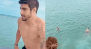 Em novo vídeo, Caio Castro e Grazi Massafera aparecem juntos em passeio de barco - Foto: Reprodução/Instagram