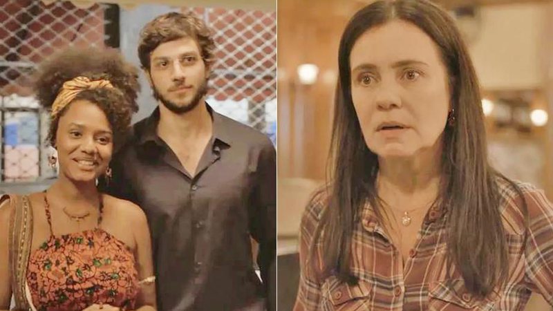 Thelma fica furiosa ao descobrir que foi a última a saber do namoro de Danilo e Camila - Foto: TV Globo