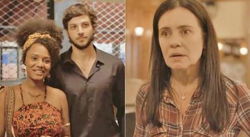 Thelma fica furiosa ao descobrir que foi a última a saber do namoro de Danilo e Camila - Foto: TV Globo