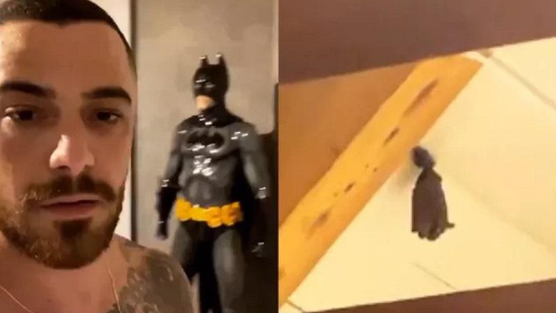 Felipe Titto se depara com morcego em casa e tenta resgatá-lo: “Me cagando de medo” - Foto: Reprodução/Instagram