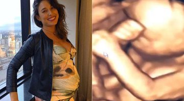 Giselle Itié mostrou ultrassom do filho na web - Foto: Reprodução/ Instagram
