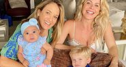 Karina Bacchi e Ticiane Pinheiro promovem fofo encontro de seus filhos, Enrico e Manuella - Foto: Reprodução/Instagram