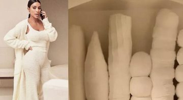 Decoração de Natal de Kim Kardashian vira piada na web: “Parece um monte de absorventes” - Foto: Reprodução/Instagram