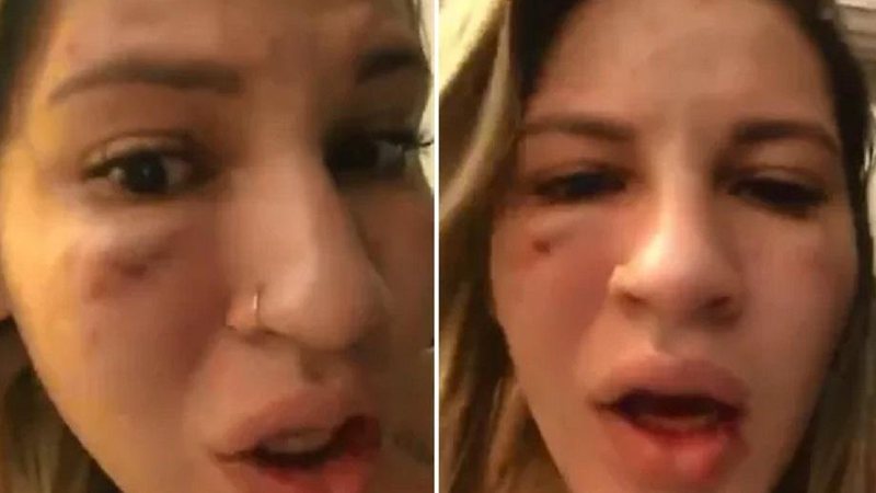 Esposa do goleiro Jean, do São Paulo, alega ter sido agredida por ele durante férias em Orlando - Foto: Reprodução/Instagram
