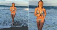 Sheila Mello postou vídeo de biquíni na praia e fãs aprovaram - Foto: Reprodução/ Instagram