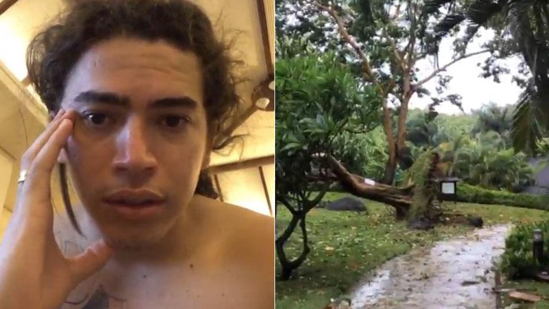 Whindersson Nunes mostrou estragos feito por ciclone nas Ilhas Maurício - Foto: Reprodução/ Instagram