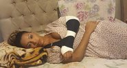 Ana Paula Evangelista quebrou o punho após confusão no Bloco da Favorita - Foto: Reprodução/ Instagram
