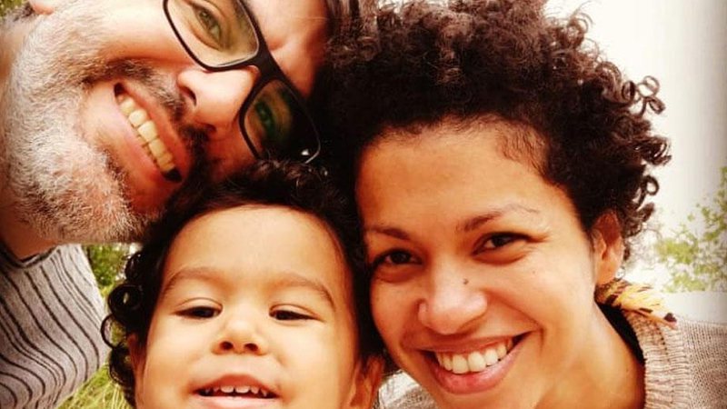 Cynthia com o marido, Gastón Marano, e o filho, Joaquín - Foto: Reprodução/ Instagram