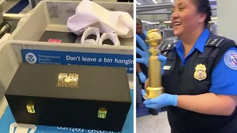 Ator egípcio que venceu Globo de Ouro ironiza revista de sua bagagem em aeroporto - Foto: Reprodução / Instagram