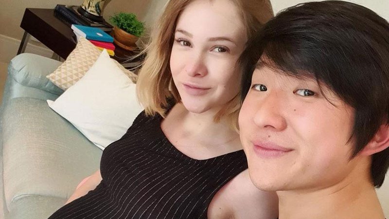 Pyong Lee e a mulher, Sammy, grávida de 34 semanas - Foto: Reprodução/ Instagram