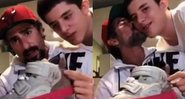 Marcos Mion exibe tênis de quase R$ 5 mil rabiscado pelo filho: “O mais valioso” - Foto: Reprodução/Instagram