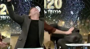 Apresentador americano cai da cadeira durante programa ao vivo - Foto: Reprodução/Instagram