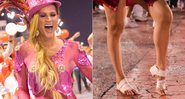 Sabrina Svern teve os pés perfurados pela sandália no ensaio técnico da Colorado do Brás - Foto: Lipe Aramuni/ Ag. Luxxus