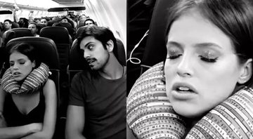 Giovanna Lancellotti filma Agatha Moreira dormindo em avião: “Vingança” - Foto: Reprodução / Instagram