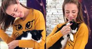 Paolla Oliveira posta foto com gatinho no colo e namorado elogia - Foto: Reprodução / Instagram