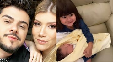 Esposa do cantor Cristiano mostra reação da filha mais velha ao conhecer irmão - Foto: Reprodução / Instagram