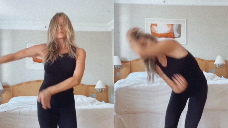 Leticia Spiller aparece em vídeo fazendo coreografia cheia de contorcionismos - Foto: Reprodução / Instagram