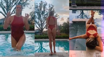 Letícia Spiller curte dia de piscina e ganha elogio de internautas - Foto: Reprodução / Instagram