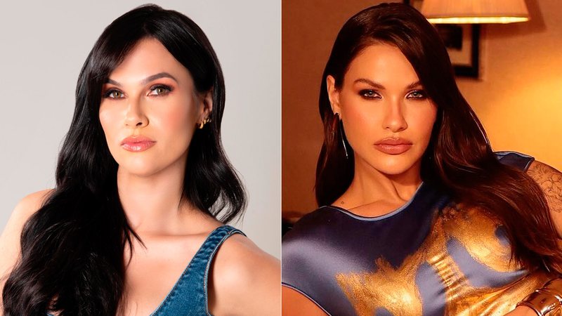 Lila Lourenço (à esquerda) e Andressa Suita (à direita): Influencer falou sobre semelhança com a modelo - Foto: Reprodução/ Instagram@lilasoueu e @andressasuita