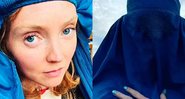 Lyli Cole foi atacada na web após usar uma burca para promover seu livro - Foto: Reprodução / Instagram @lilycole