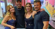 Lipe Ribeiro ao lado da família de Viih Tube - Foto: Reprodução / Instagram