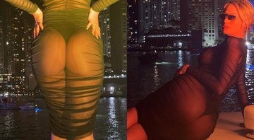 Lívia Andrade usa vestido ousado durante passeio noturno em Miami - Foto: Reprodução / Instagram