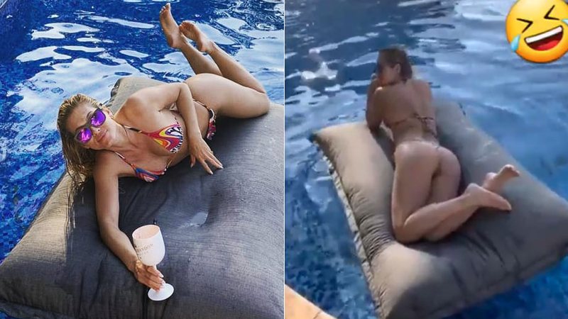 Lívia Andrade mostrou fim de semana na piscina e foi ovacionada na web - Foto: Reprodução/ Instagram