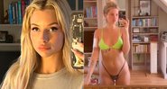 Criadora de conteúdo para o OnlyFans, Lottie Moss exibiu corpão diante do espelho - Foto: Reprodução/ Instagram@lottiemossxo