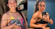 Luana Mendes mostrou antes e depois após comentário sobre braço - Foto: Reprodução/ Instagram@luanasmendes