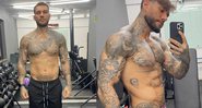 Cantor chegou a ficar quatro meses parado e revelou ter perdido a vontade de voltar a treinar - Reprodução / Instagram @lucaslucco