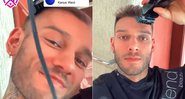 Lucas Lucco raspou a cabeça e mostrou novo visual no Instagram Stories - Foto: Reprodução/ Instagram