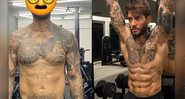 Antes e depois de Lucas Lucco - Reprodução/Instagram@lucaslucco