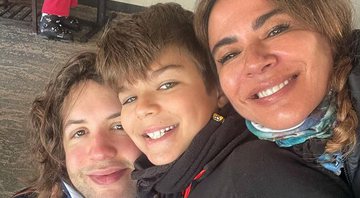 Luciana Gimenez, Lorenzo e Lucas Jagger - Reprodução/Instagram@lucianagimenez