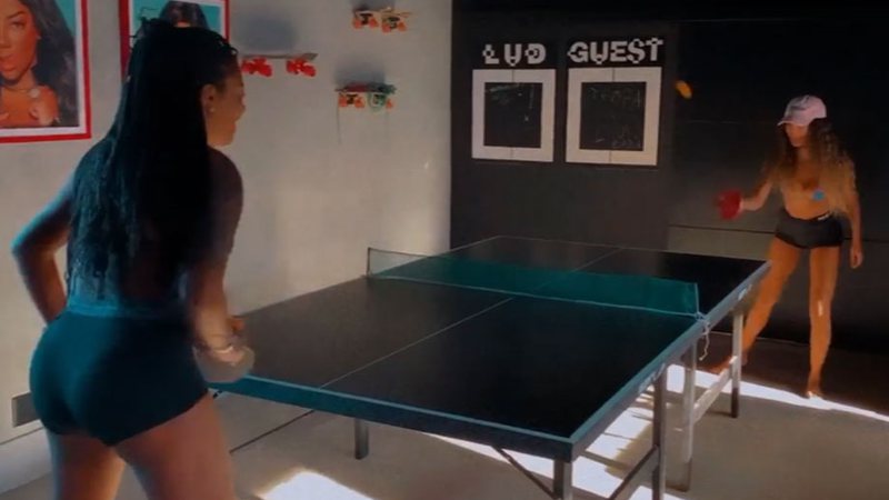 Ludmilla jogou pingue-pongue com a namorada após internação - Foto: Reprodução/ Instagram
