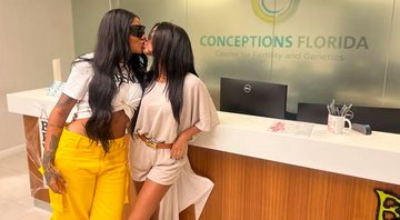 Ludmilla e Brunna Gonçalves visitam clínica de fertilização em Miami - Foto: Reprodução/ Instagram@ludmilla