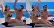 Ator se declarou para a esposa ao publicar vídeo do momento - Reprodução / Instagram @luigibaricelli