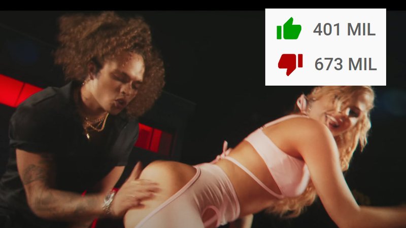 Imagem Suposto romance faz novo clipe de Vitão e Luísa Sonza bater recorde de “deslikes”