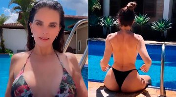 Luiza Ambiel posou de topless e recebeu elogios na web - Foto: Reprodução/ Instagram@luizaambieloficial