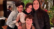 Atriz é mãe de Bruno, de 23 anos, e dos gêmeos Adriana e Luigi, de 18 anos - Foto: Reprodução / Instagram @luizatomeofic