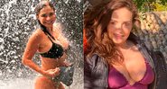 Luiza Tomé posou de biquíni em cachoeira e recebeu elogios - Foto: Reprodução/ Instagram@luizatomeofic