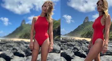 Luiza associou o look com a imagem de salva-vidas - Reprodução/Instagram